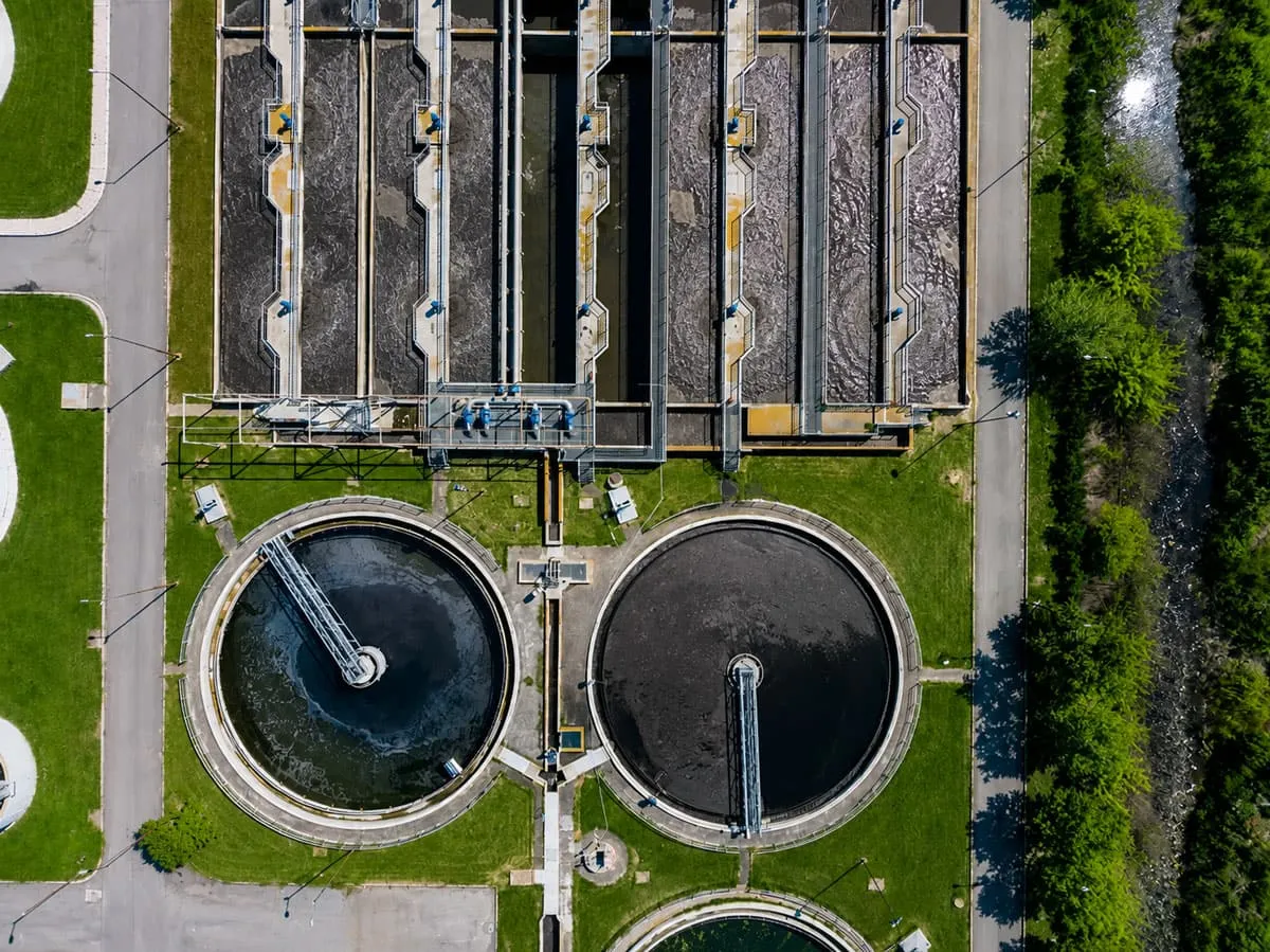 Centralized industrial park wastewater treatment plant