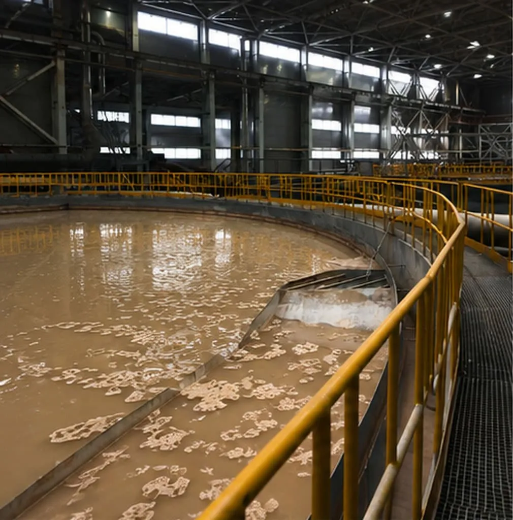 Food and beverage wastewater treatment equipment visual