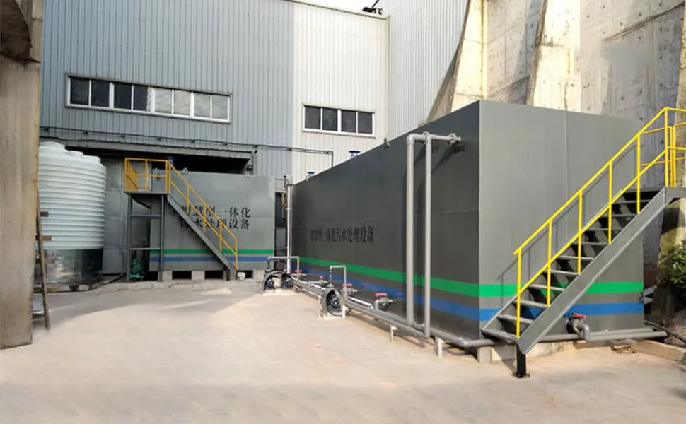 300 m3 per day industrial wastewater treatment project with integrated equipment