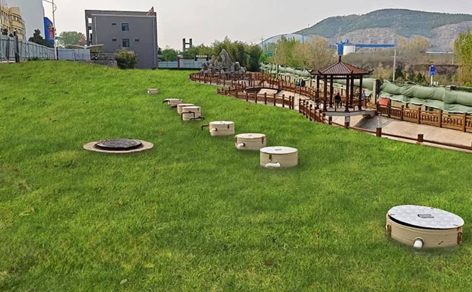 100 m3 per day buried QDPP sewage treatment project
