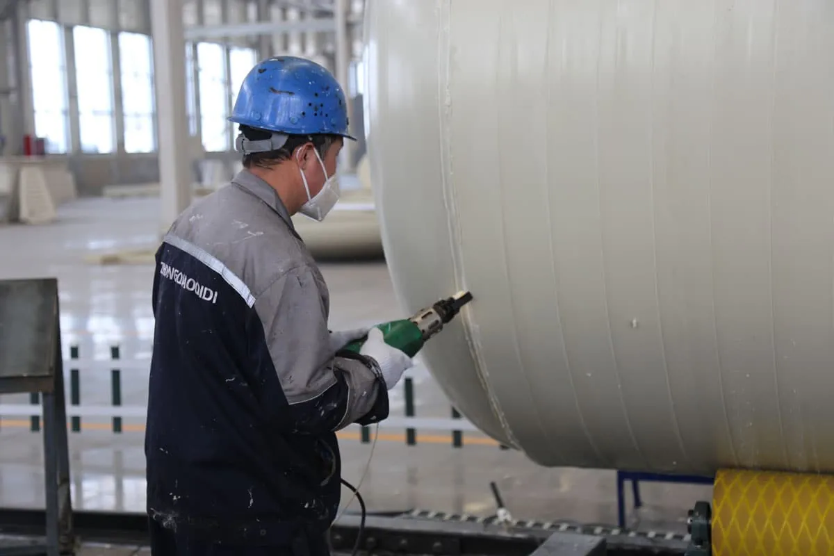 Motiva factory workshop for wastewater treatment equipment manufacturing
