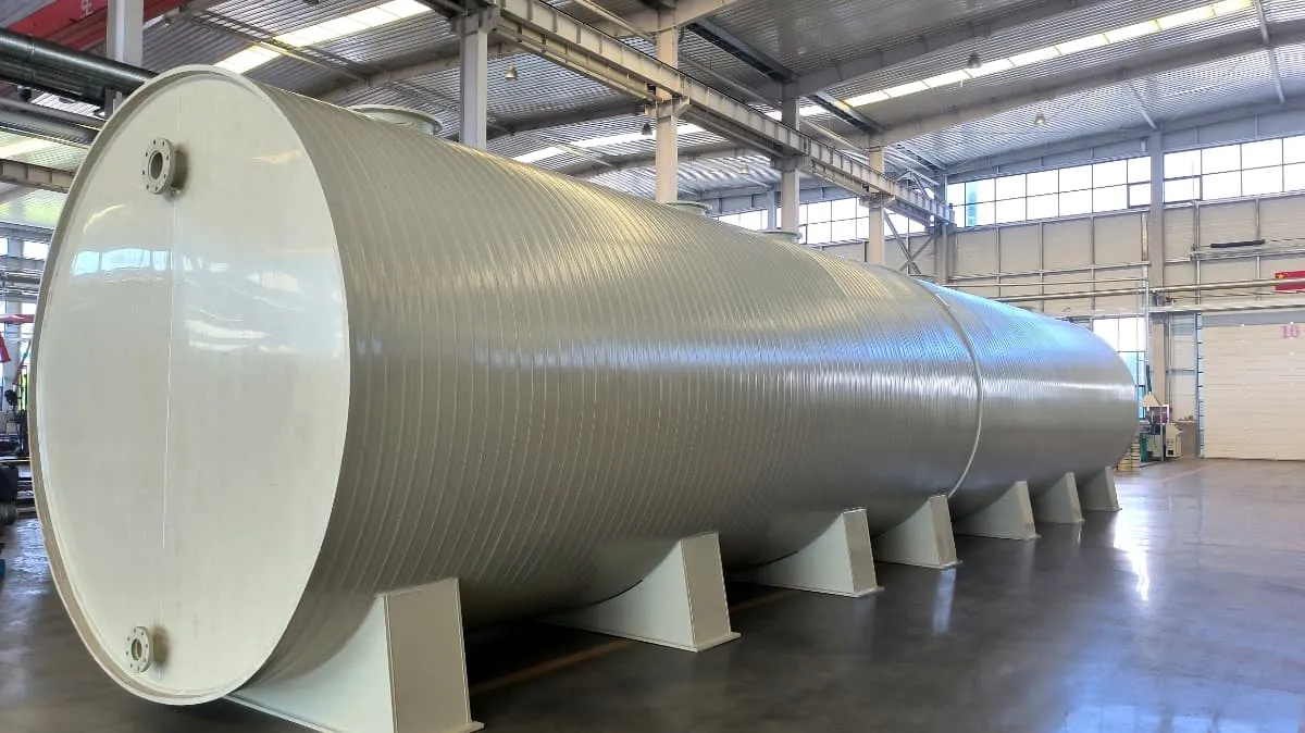 Polypropylene tank welding detail for QDPP sewage treatment equipment