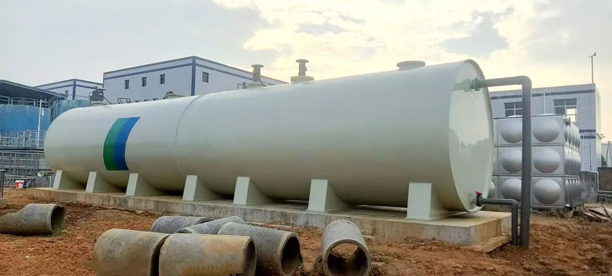QDPP horizontal and vertical integrated sewage treatment tank configuration diagram