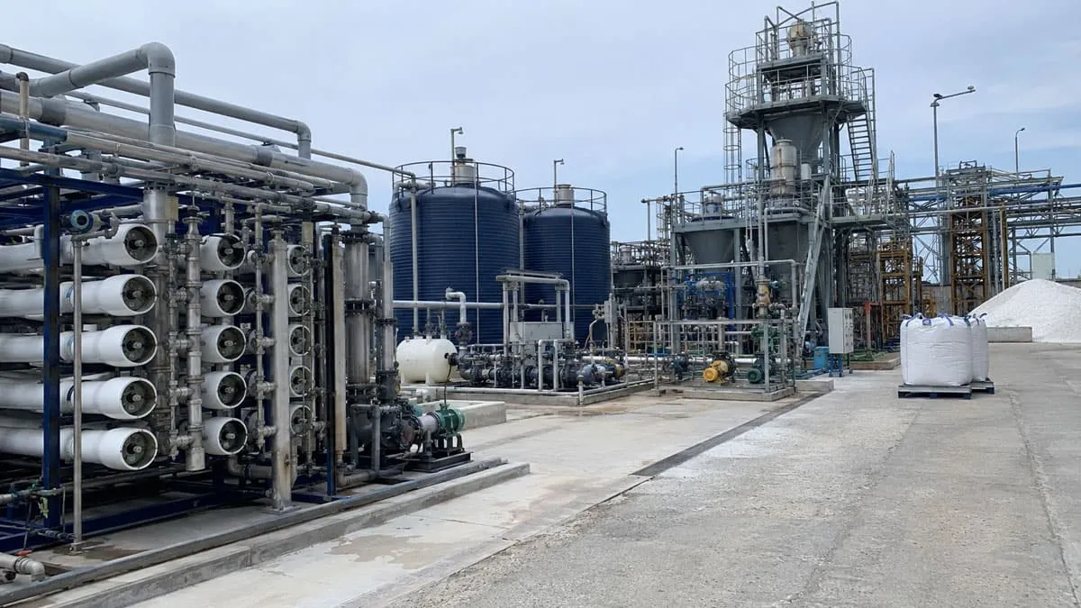 ZLD and brine handling route for high-salt leachate