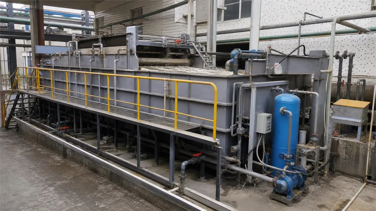 daf pretreatment equipment for textile dyeing wastewater wide view