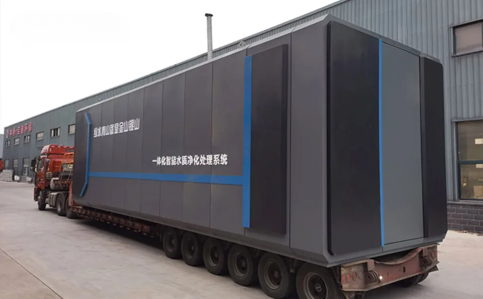 henan 50m3 a2o wastewater system factory dispatch