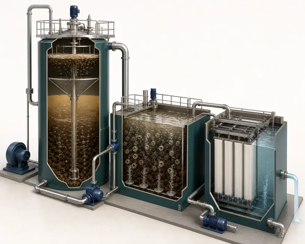 organic wastewater style b cutaway