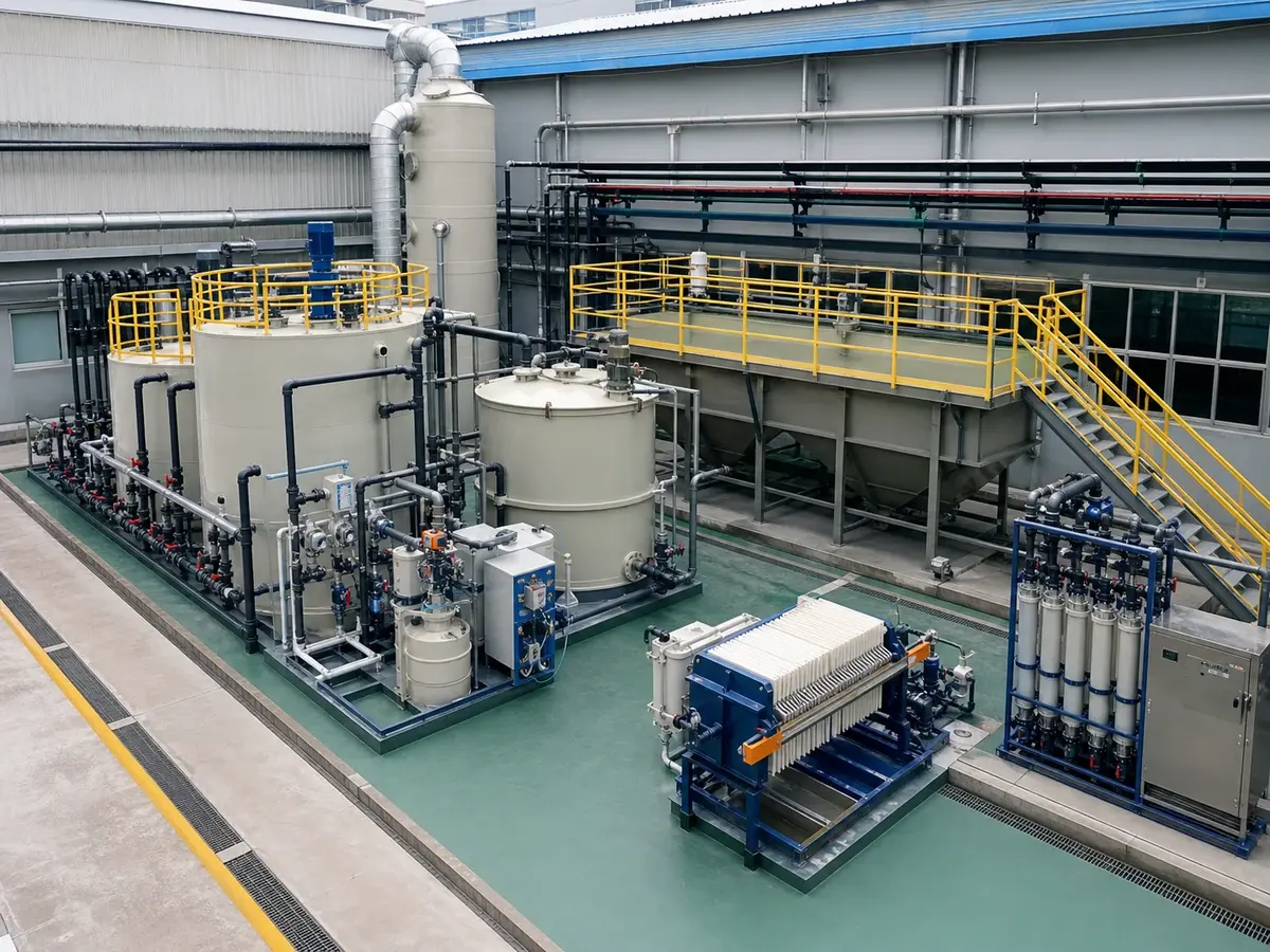 solution acidic wastewater project