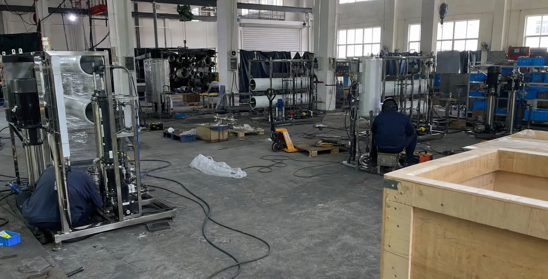 wastewater equipment assembly china factory